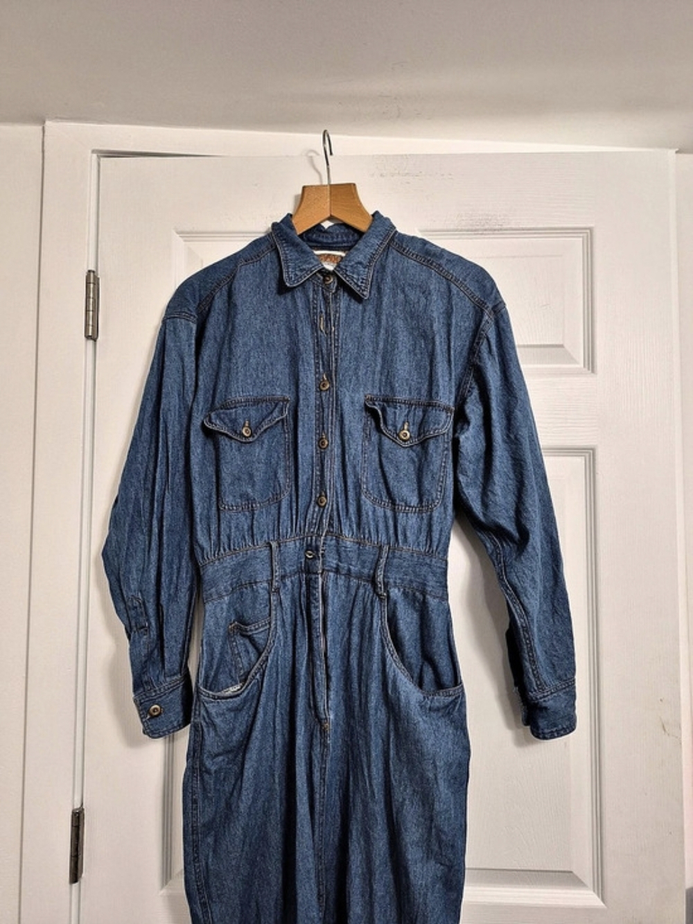 Nevada Denim Maxi Dress  Size Small